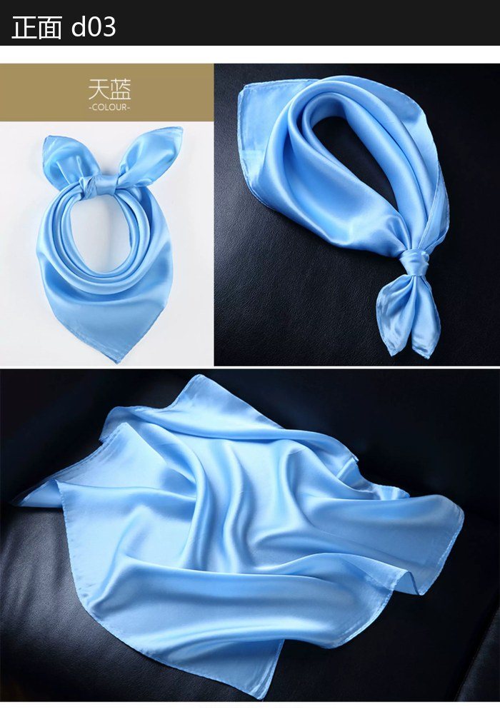 100% Mulberry Silk Square Scarf