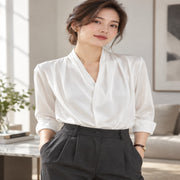 satin-cross-front-v-neck-blouse